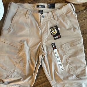 5.11 Tactical Men's Beige Cargo Pants